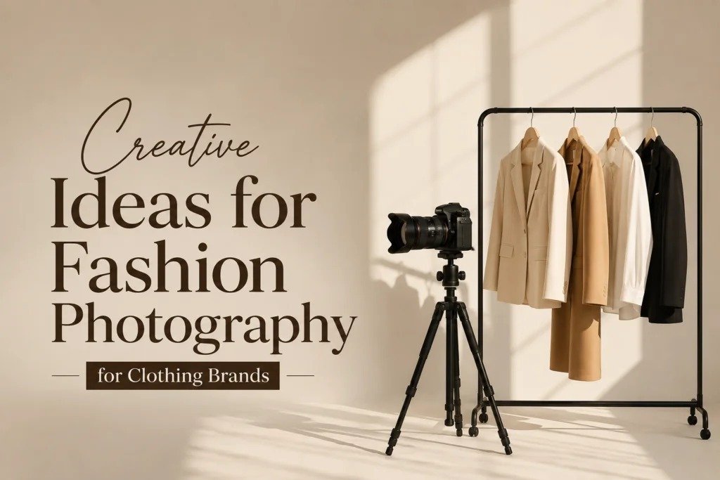 Professional fashion photography for an e-commerce clothing store